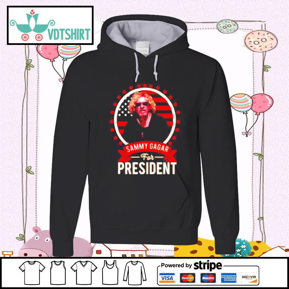 sammy hagar for president t shirt